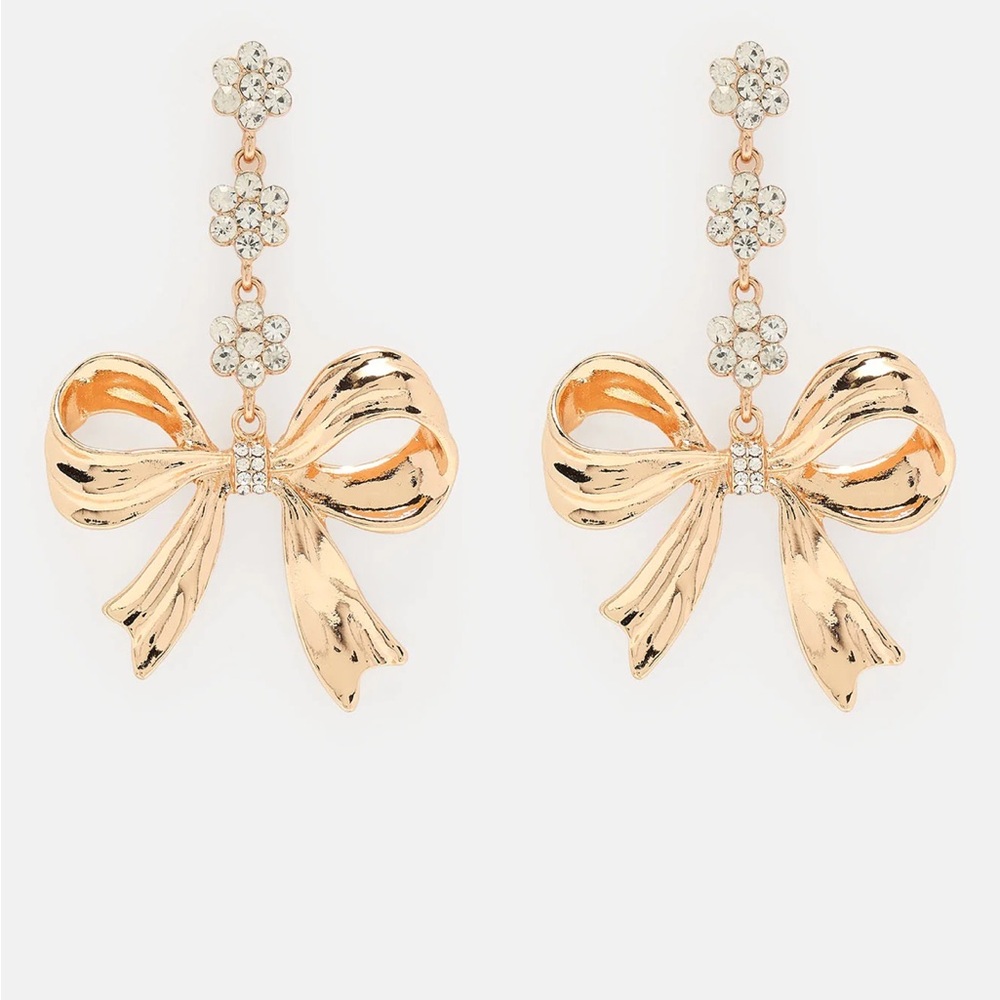 Bow Earrings Fashion Nova